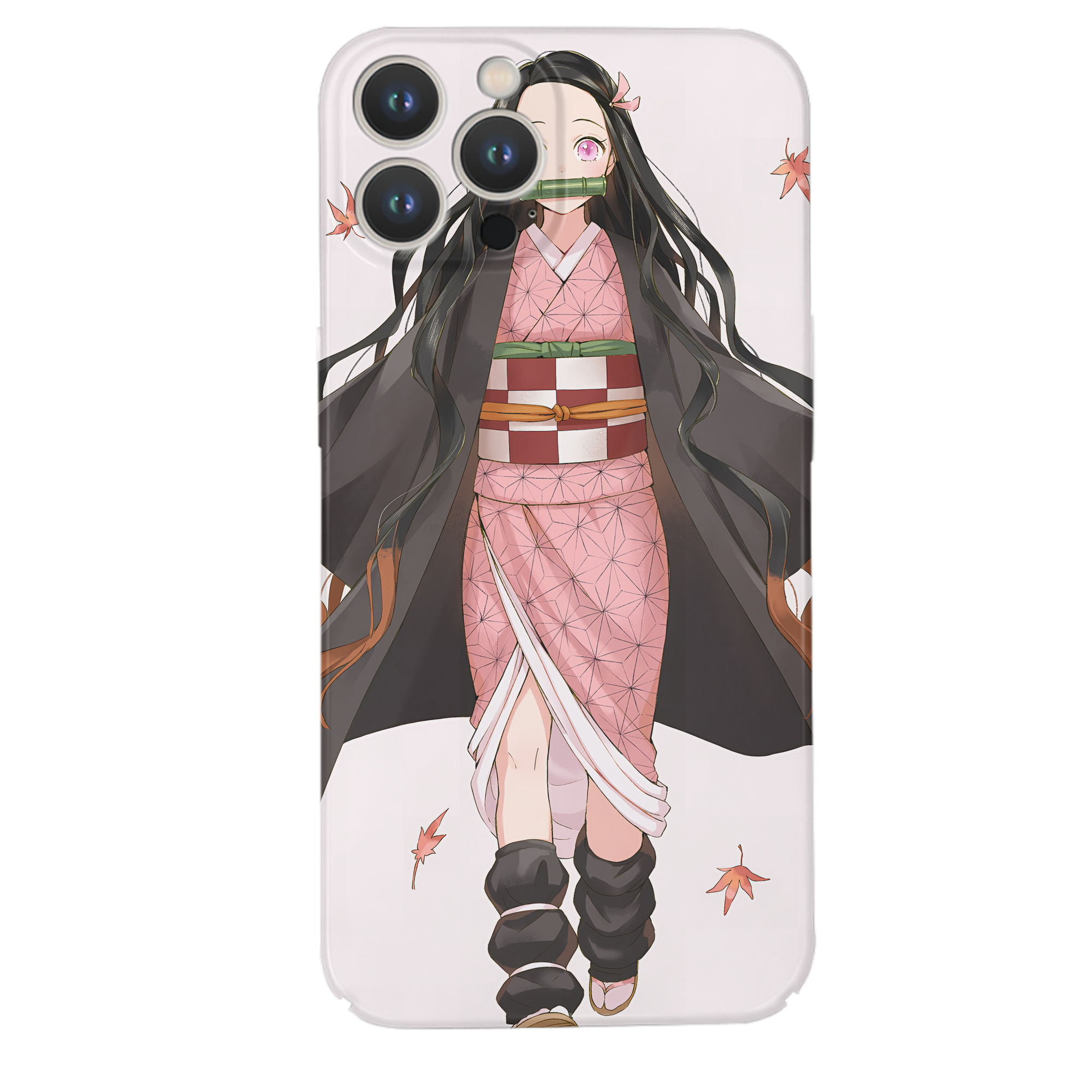 （画像用） 鬼滅の刃（きめつのやいば）竈門 禰󠄀豆子／かまど ねずこ Kamado Nezuko 【iPhone 14シリーズ対応】ハードケース
